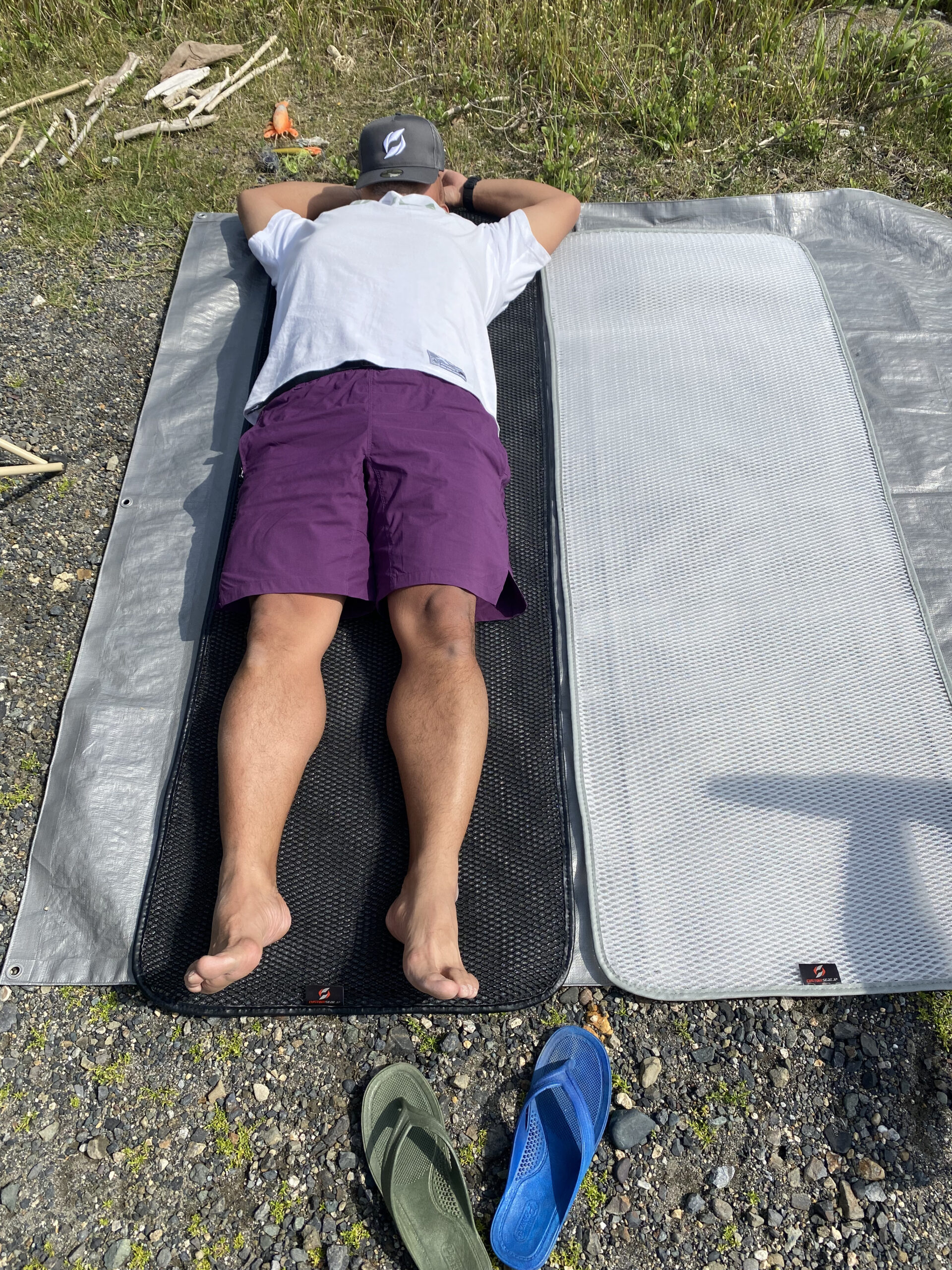 涼しいキャンプマット 