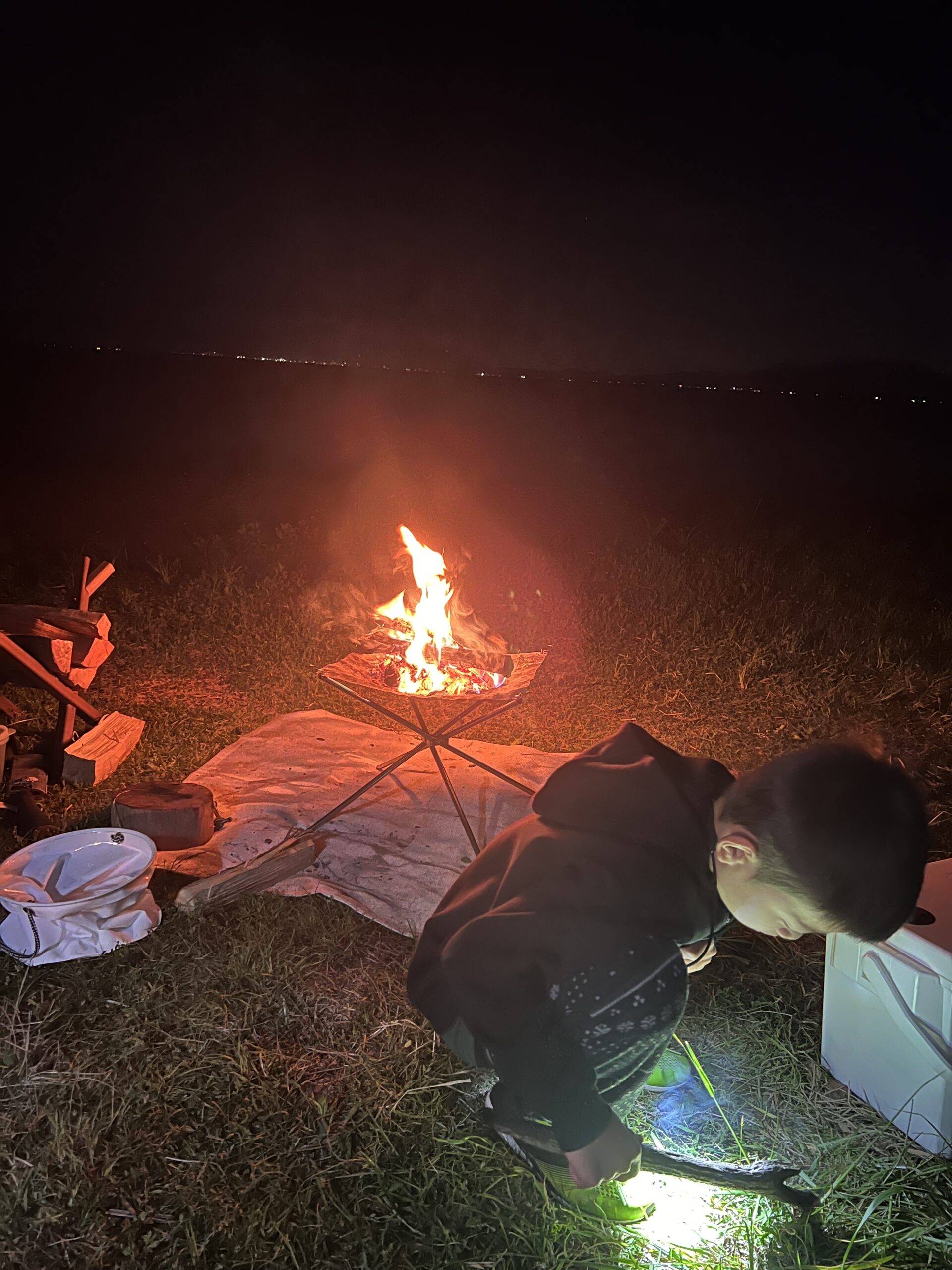 焚き火