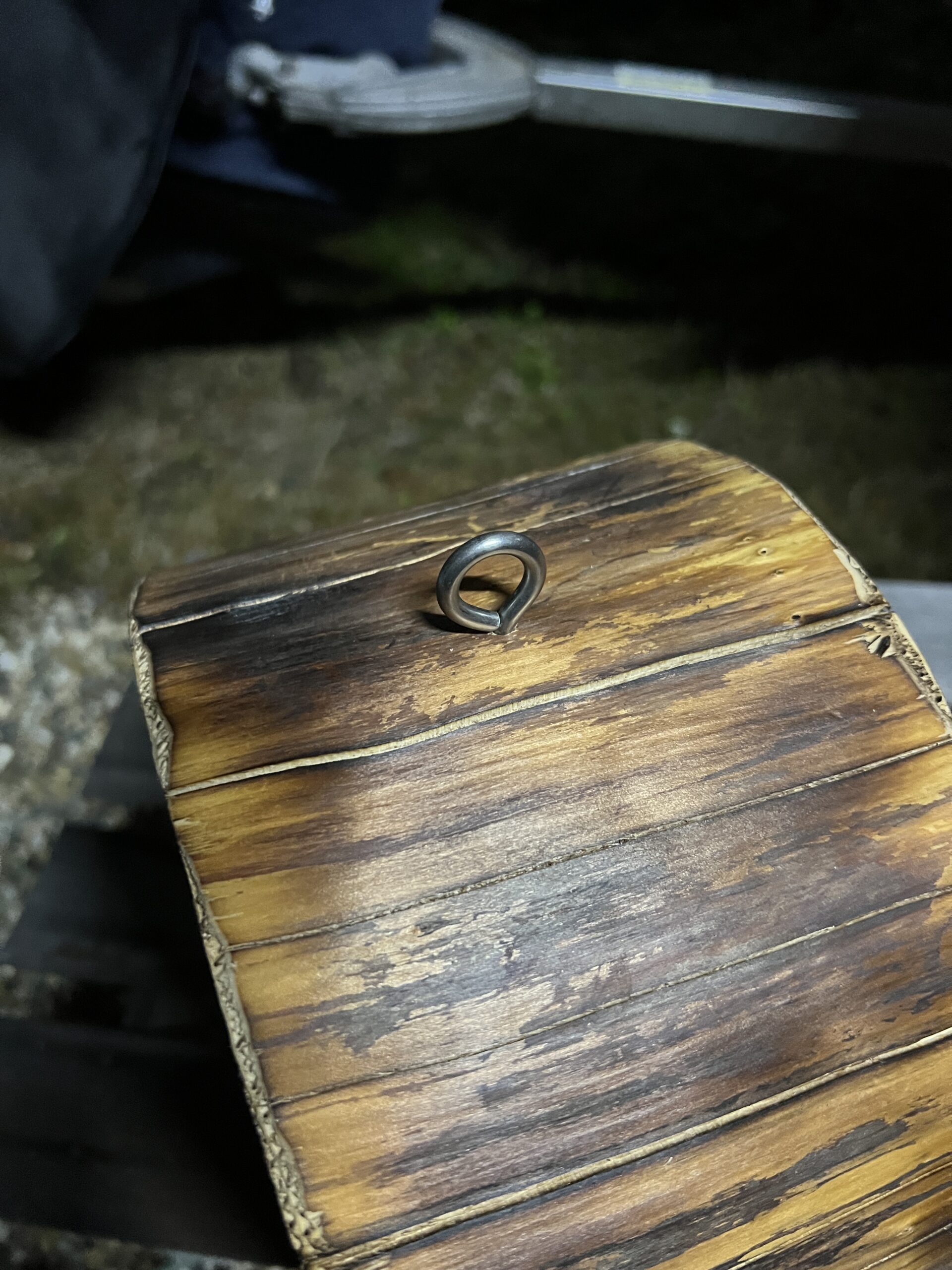 手作り薪割り台