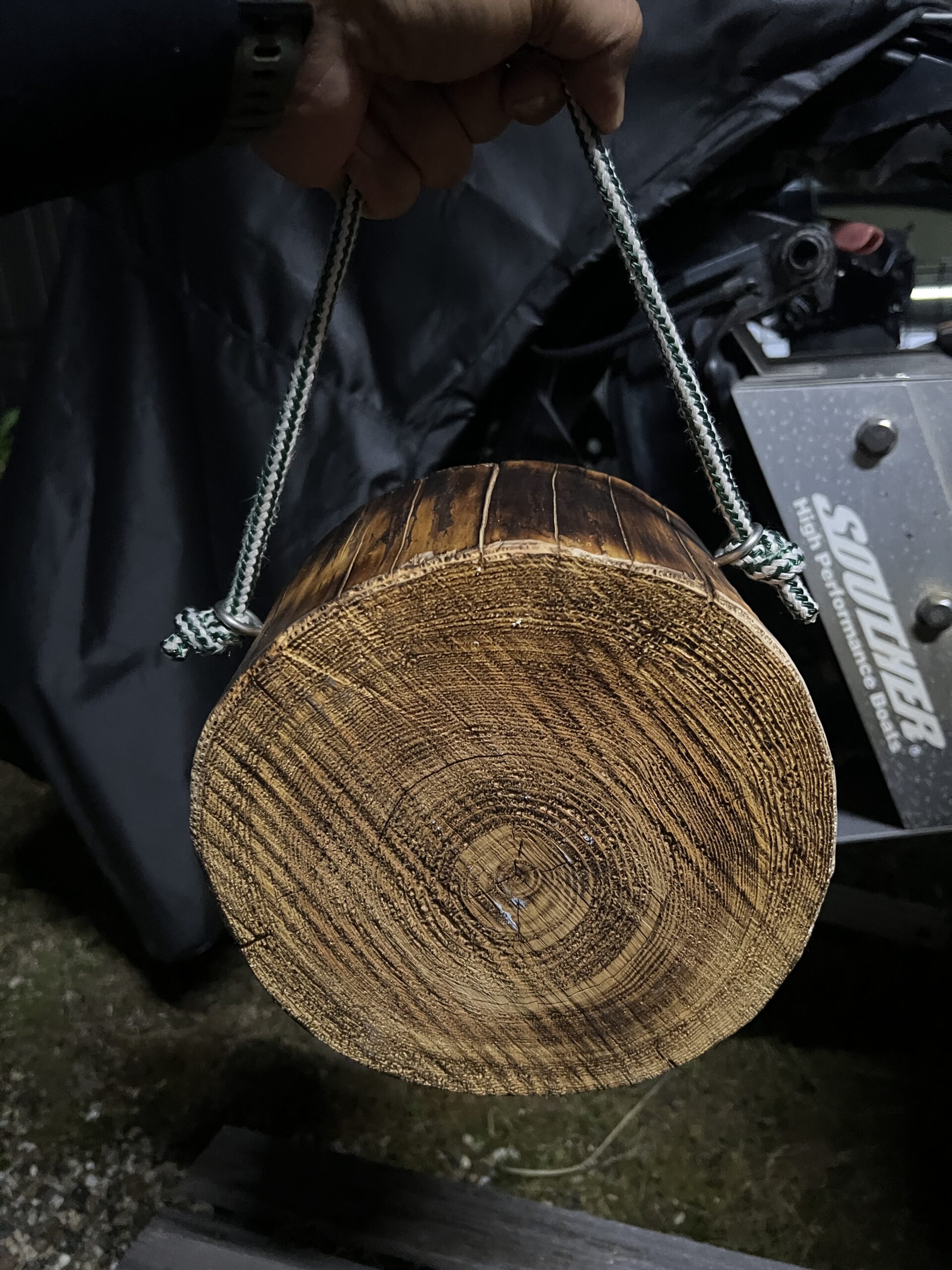 手作り薪割り台