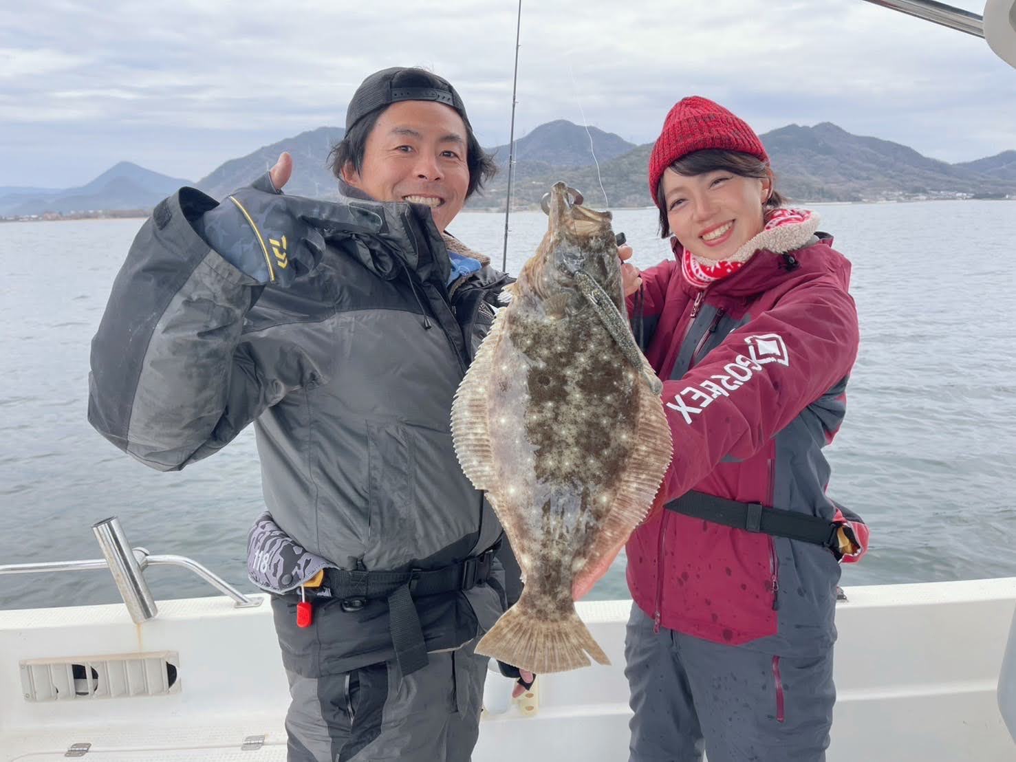 ヒラメワームで釣る