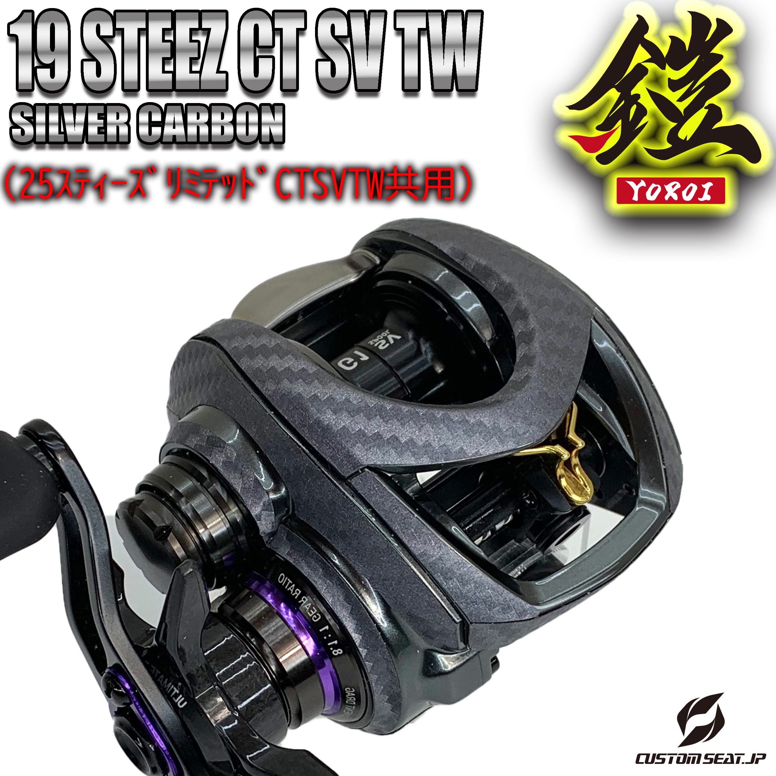 19スティーズCTSVTW　シルバーカーボン