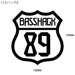 BASS HACK　カッテイングステッカー　