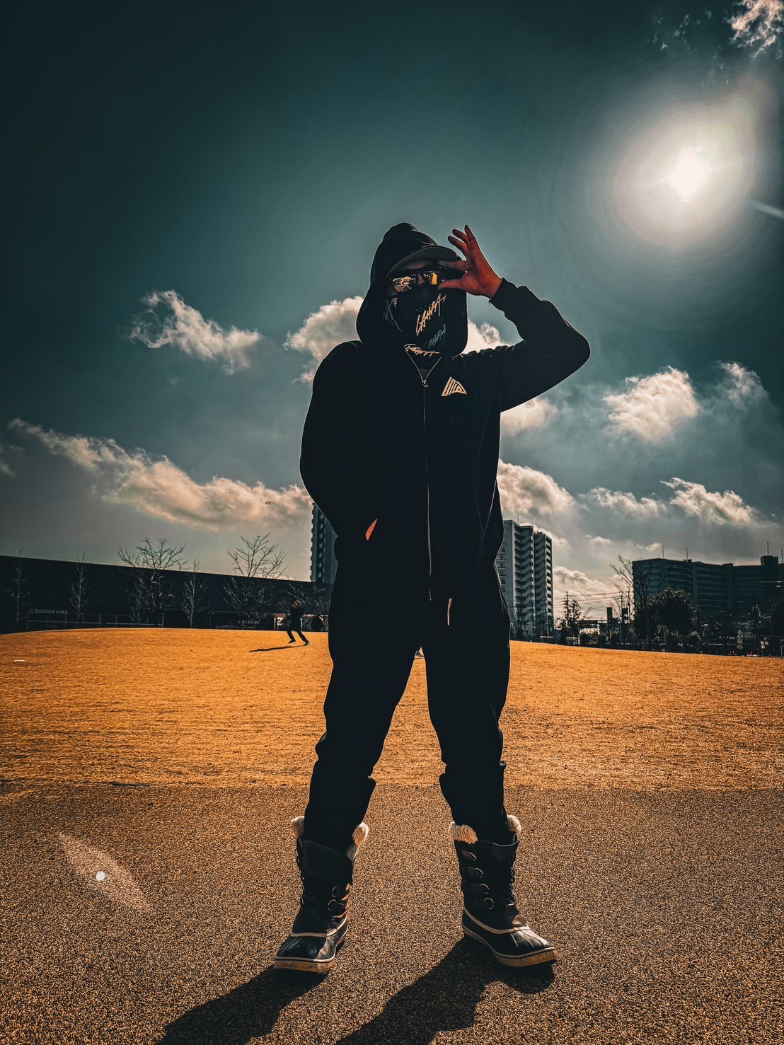 SEDZパーカーブラック