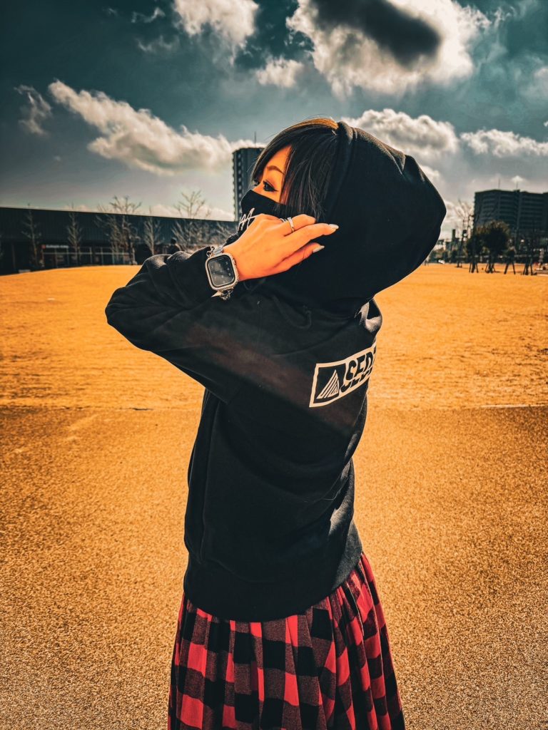 SEDZパーカーブラック