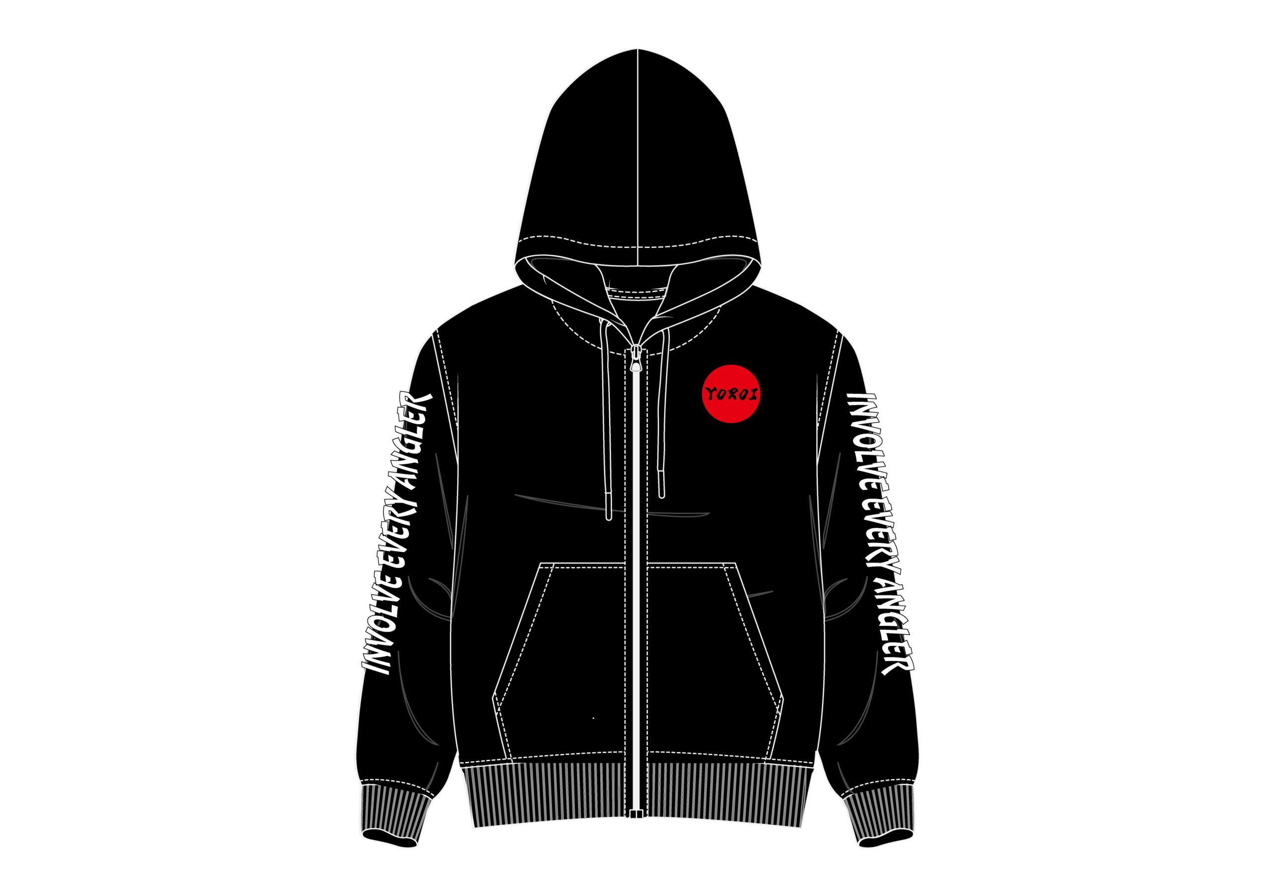 yoroi日の丸パーカー