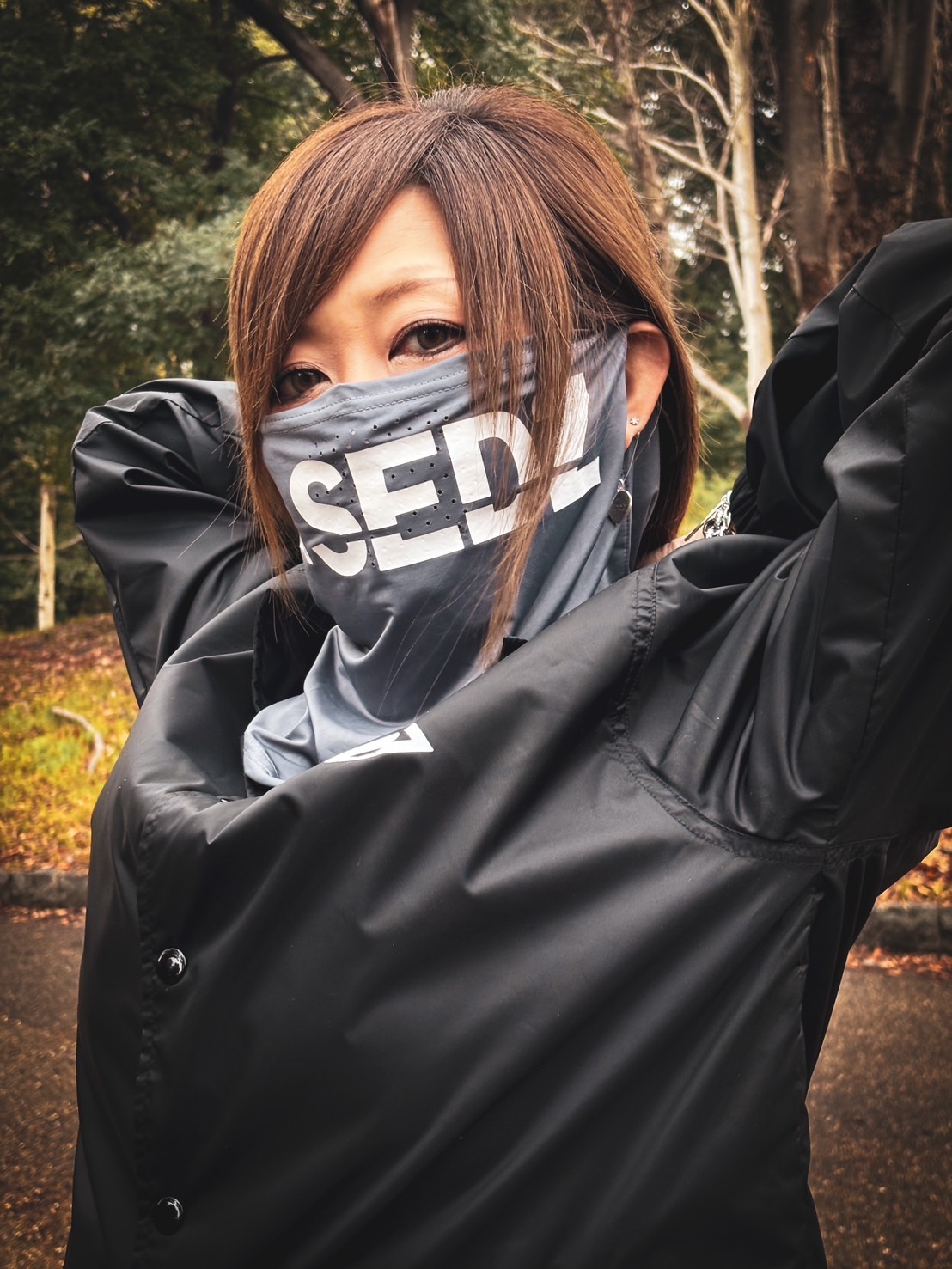 SEDZフェイスマスク グレー