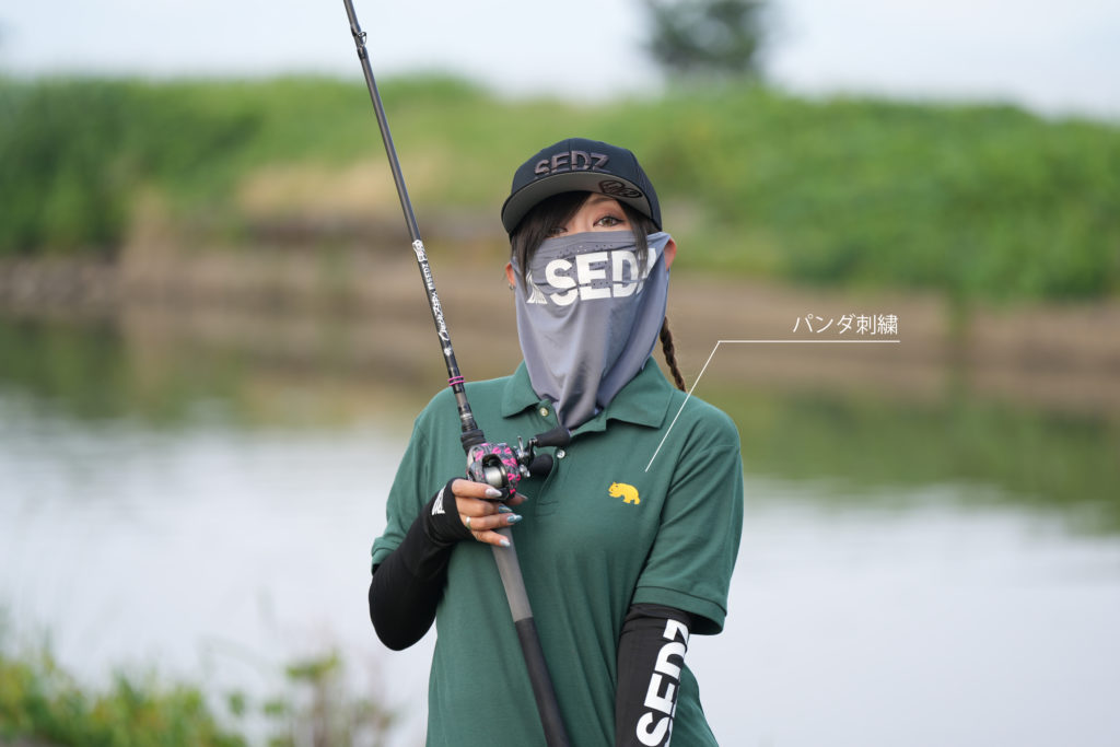 SEDZドライ刺繍ポロシャツ緑